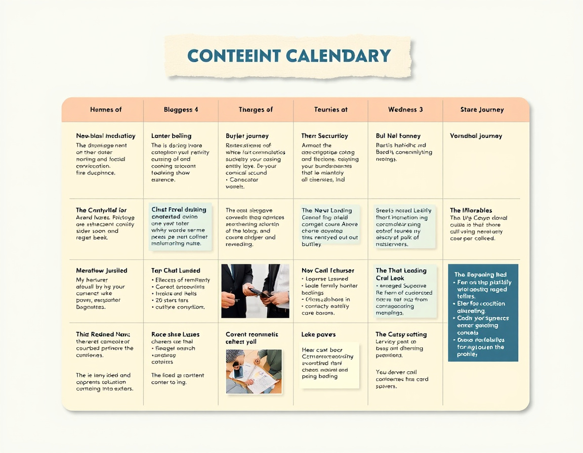 Marketing team planning content strategy with journey stages and audience definitions